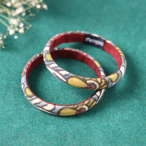  Handpainted Kalamkari Natural Dyed Bangle 