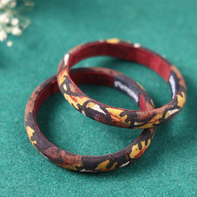  Handpainted Kalamkari Natural Dyed Bangle 