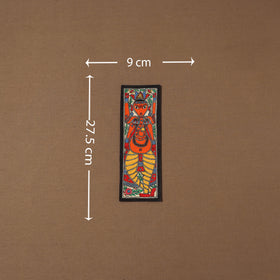 Handpainted madhubani painting by hira devi (11 x 3 in) 60