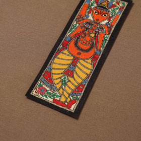 Handpainted madhubani painting by hira devi (11 x 3 in) 60