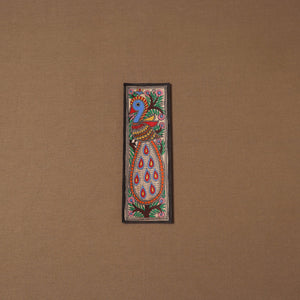 Handpainted madhubani painting by hira devi (11 x 3 in) 61