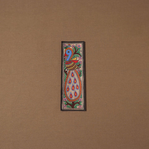 Handpainted madhubani painting by hira devi (11 x 3 in) 61