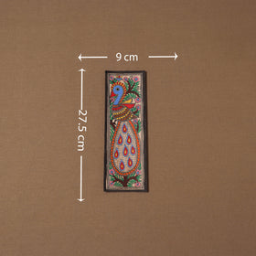 Handpainted madhubani painting by hira devi (11 x 3 in) 61