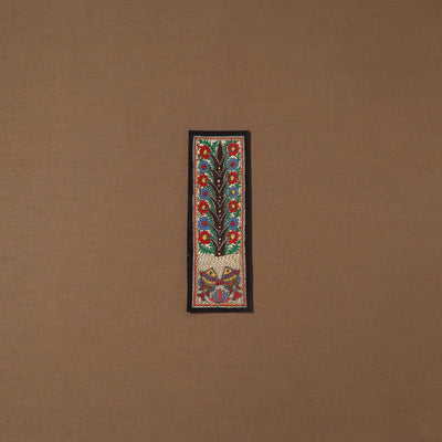 Handpainted madhubani painting by hira devi (11 x 3 in) 62