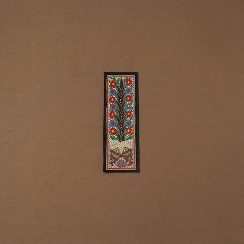 Handpainted madhubani painting by hira devi (11 x 3 in) 62