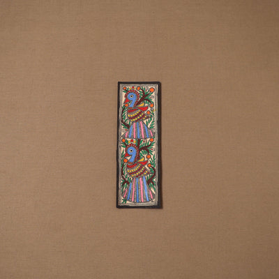 Handpainted madhubani painting by hira devi (11 x 3 in) 63