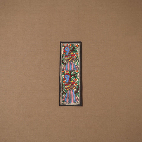 Handpainted madhubani painting by hira devi (11 x 3 in) 63