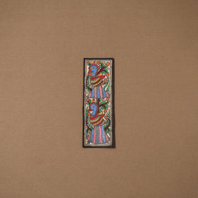 Handpainted madhubani painting by hira devi (11 x 3 in) 63