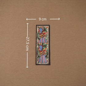 Handpainted madhubani painting by hira devi (11 x 3 in) 63