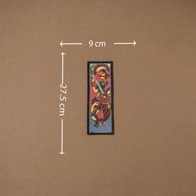 Handpainted madhubani painting by hira devi (11 x 3 in) 64