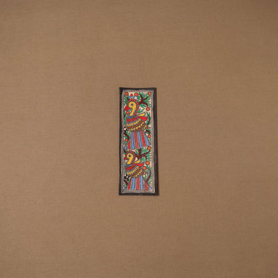 Handpainted madhubani painting by hira devi (11 x 3 in) 65