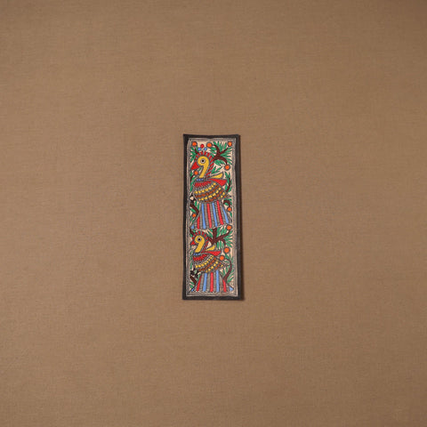 Handpainted madhubani painting by hira devi (11 x 3 in) 65