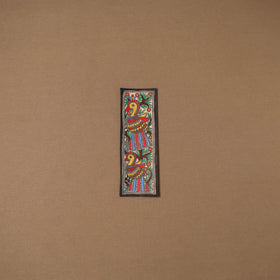 Handpainted madhubani painting by hira devi (11 x 3 in) 65