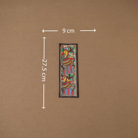 Handpainted madhubani painting by hira devi (11 x 3 in) 65