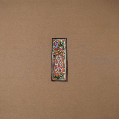 Handpainted madhubani painting by hira devi (11 x 3 in) 66