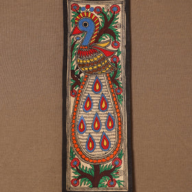 Handpainted madhubani painting by hira devi (11 x 3 in) 67