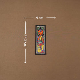 Handpainted madhubani painting by hira devi (11 x 3 in) 68