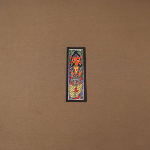 Handpainted madhubani painting by hira devi (11 x 3 in) 68