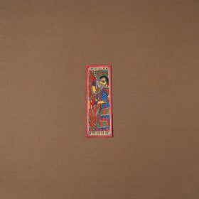 Handpainted madhubani painting by hira devi (11 x 3 in) 69