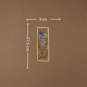 Handpainted madhubani painting by hira devi (11 x 3 in) 71