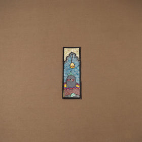 Handpainted madhubani painting by hira devi (11 x 3 in) 72