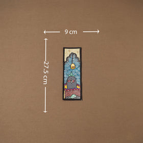 Handpainted madhubani painting by hira devi (11 x 3 in) 72