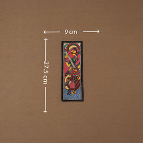 Handpainted madhubani painting by hira devi (11 x 3 in) 73