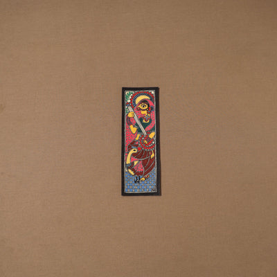 Handpainted madhubani painting by hira devi (11 x 3 in) 73