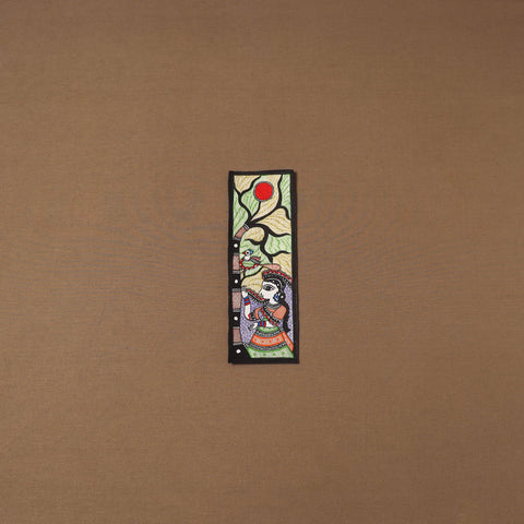 Handpainted madhubani painting by hira devi (11 x 3 in) 74