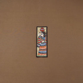 Handpainted madhubani painting by hira devi (11 x 3 in) 78