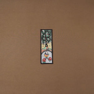 Handpainted madhubani painting by hira devi (11 x 3 in) 79