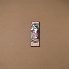 Handpainted madhubani painting by hira devi (11 x 3 in) 82