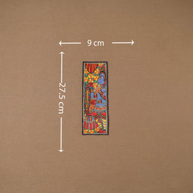 Handpainted madhubani painting by hira devi (11 x 3 in) 83