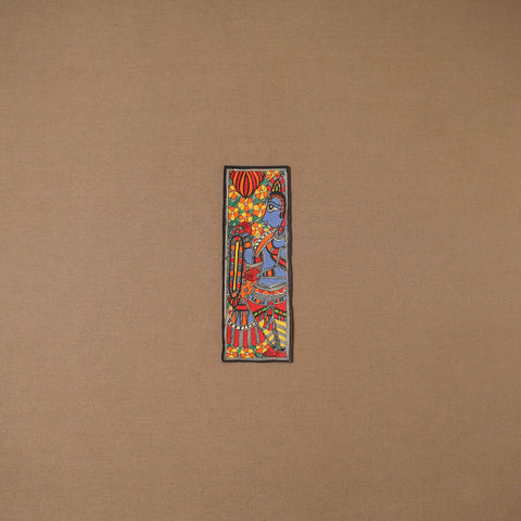 Handpainted madhubani painting by hira devi (11 x 3 in) 83