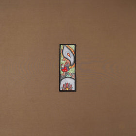 Handpainted madhubani painting by hira devi (11 x 3 in) 84