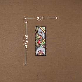 Handpainted madhubani painting by hira devi (11 x 3 in) 84