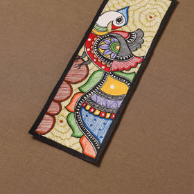 Handpainted madhubani painting by hira devi (11 x 3 in) 92