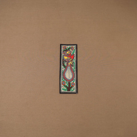 Handpainted madhubani painting by hira devi (11 x 3 in) 93