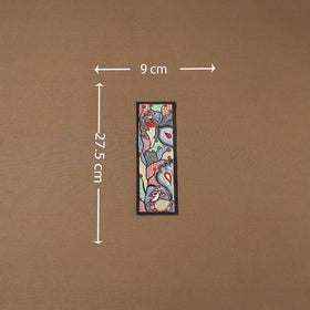 Handpainted madhubani painting by hira devi (11 x 3 in) 95