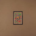 Handpainted madhubani painting by hira devi (11 x 7 in) 195