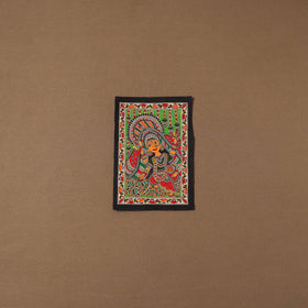 Handpainted madhubani painting by hira devi (11 x 7 in) 195