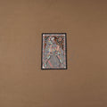 Handpainted madhubani painting by hira devi (11 x 7 in) 201