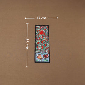 Handpainted madhubani painting by hira devi (15 x 5 in) 108