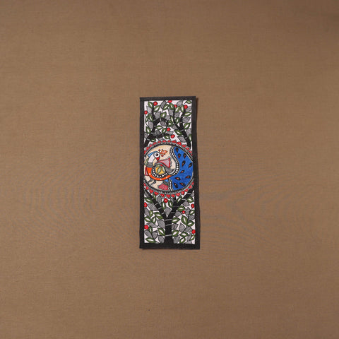 Handpainted madhubani painting by hira devi (15 x 5 in) 109