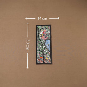 Handpainted madhubani painting by hira devi (15 x 5 in) 111