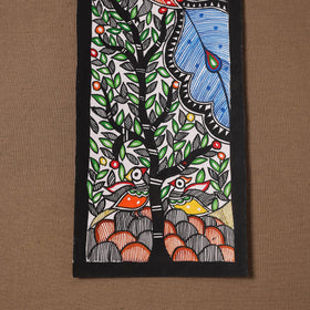 Handpainted madhubani painting by hira devi (15 x 5 in) 111