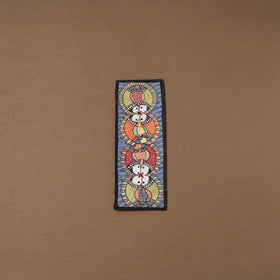 Handpainted madhubani painting by hira devi (15 x 5 in) 112