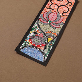 Handpainted madhubani painting by hira devi (15 x 5 in) 114