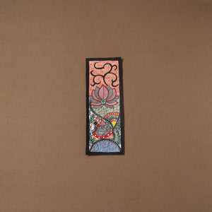 Handpainted madhubani painting by hira devi (15 x 5 in) 114