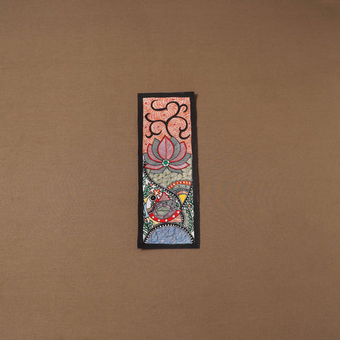 Handpainted madhubani painting by hira devi (15 x 5 in) 114